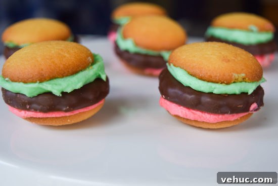 Hamburger-Shaped Cookies: Fun Sandwich Cookie Recipe 5 Hamburger Cookies-3