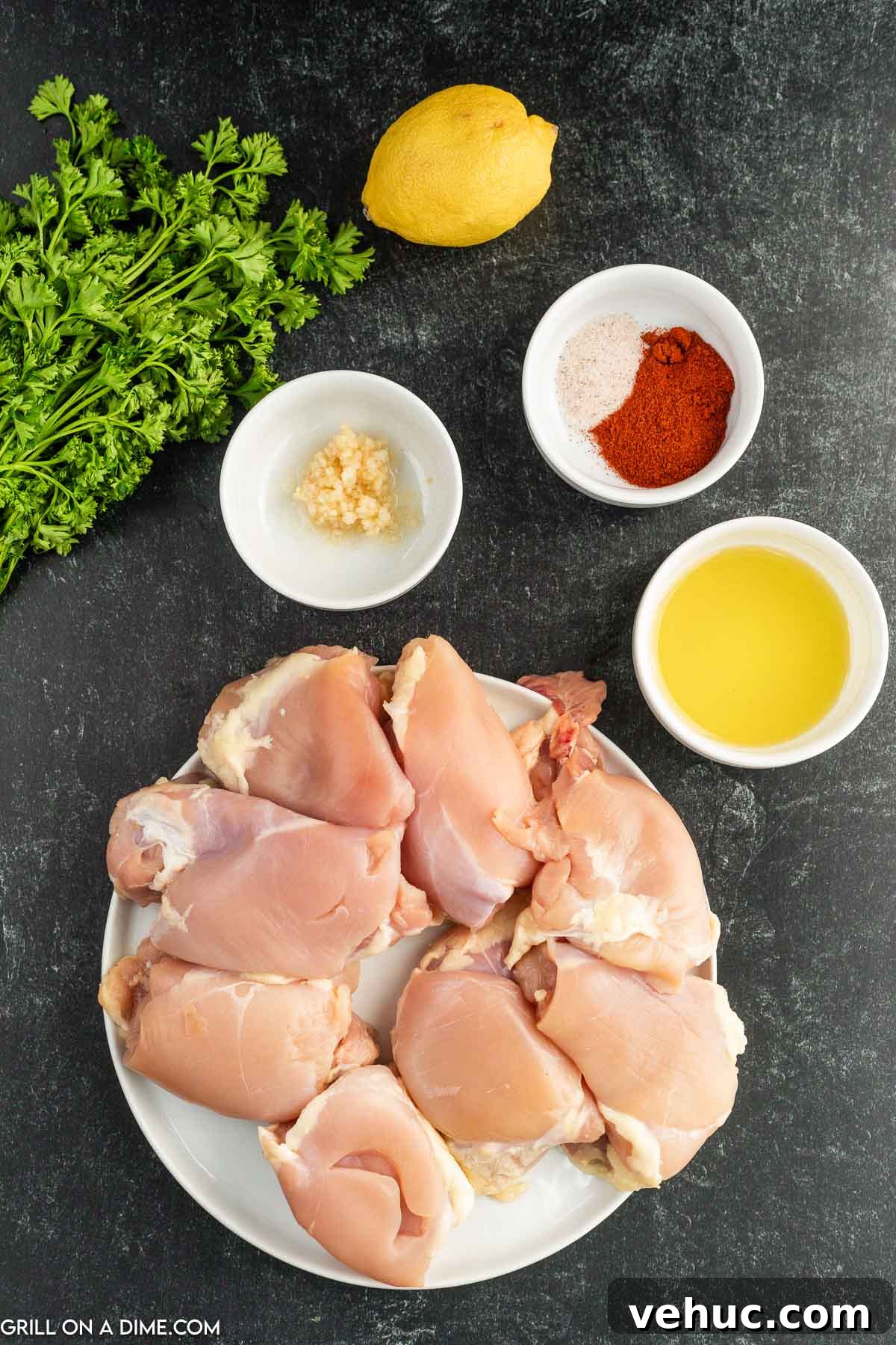Paprika chicken on the grill