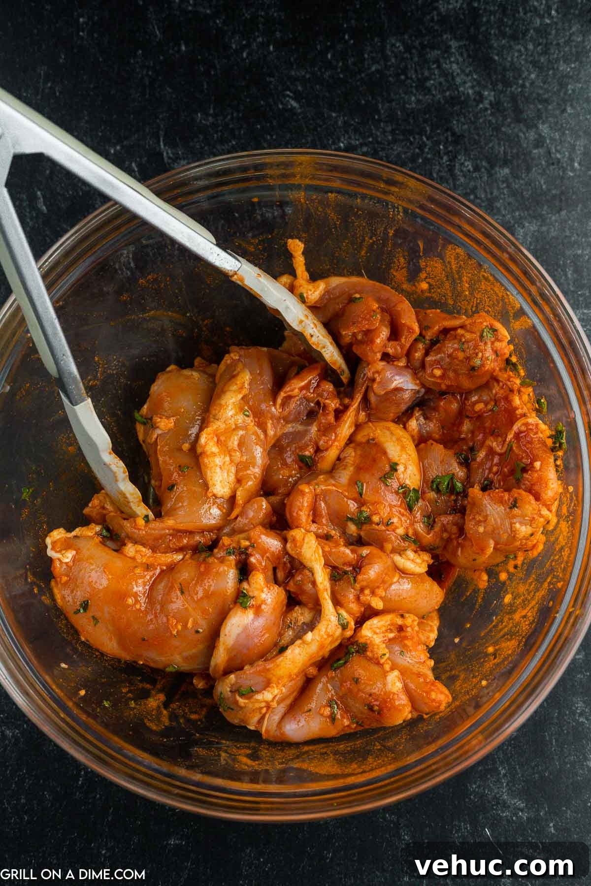 Chicken in marinade