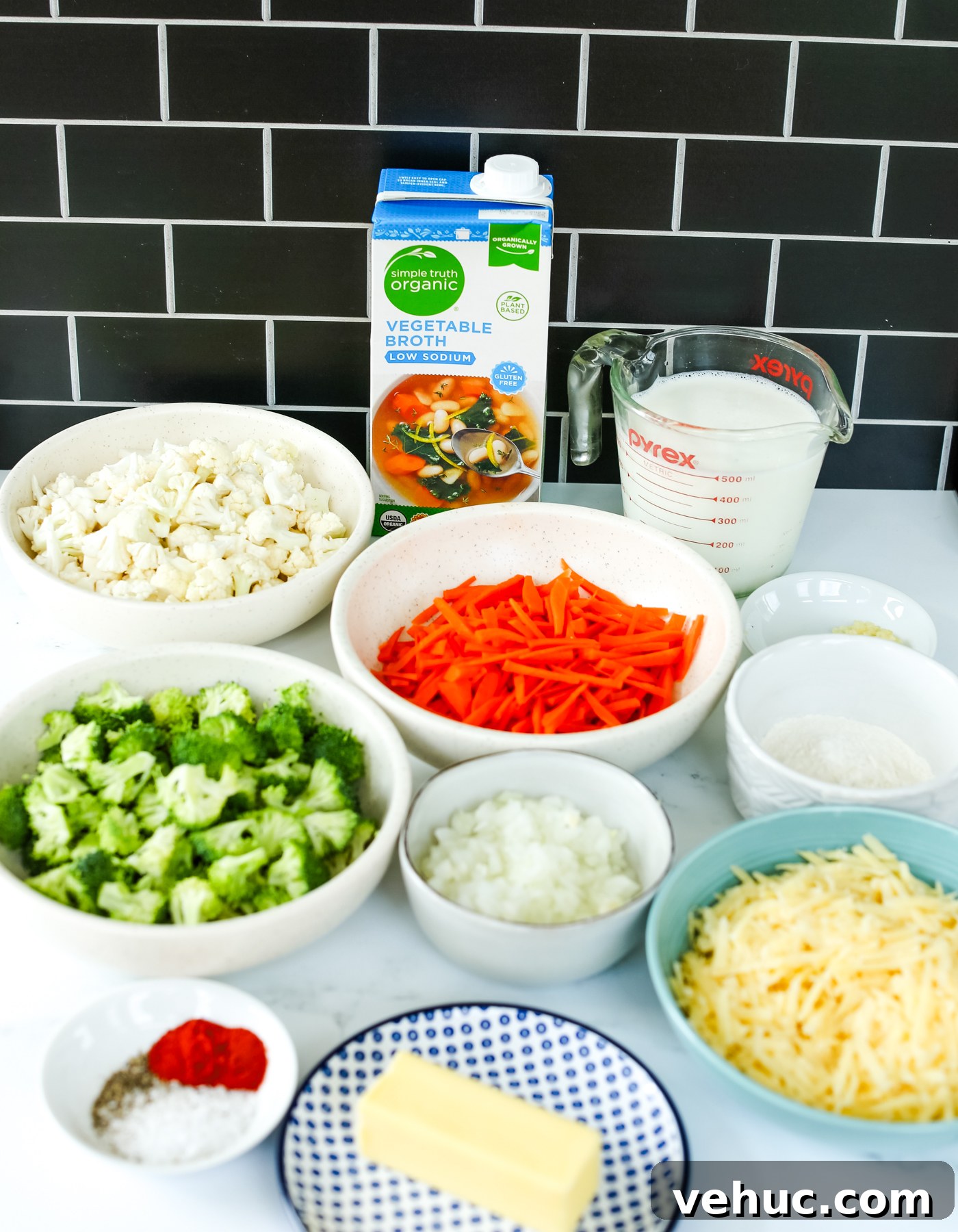 Creamy Broccoli and Cauliflower Soup Recipe for Comfort Meals 3 ingredients for broccoli and cauliflower soup