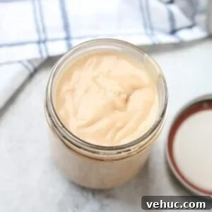 Classic Homemade Cream of Chicken Soup Recipe for Comforting Meals 2 Cream of chicken soup in glass jar.