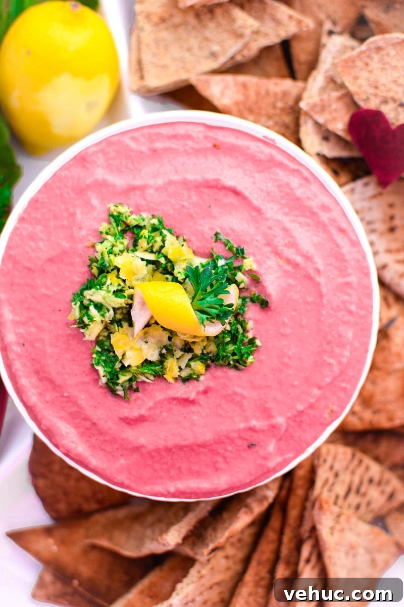Beet Hummus Infused with Cannabis: A Flavorful Guide 5 Pink Gremolata Hummus by Emily Kyle Nutrition