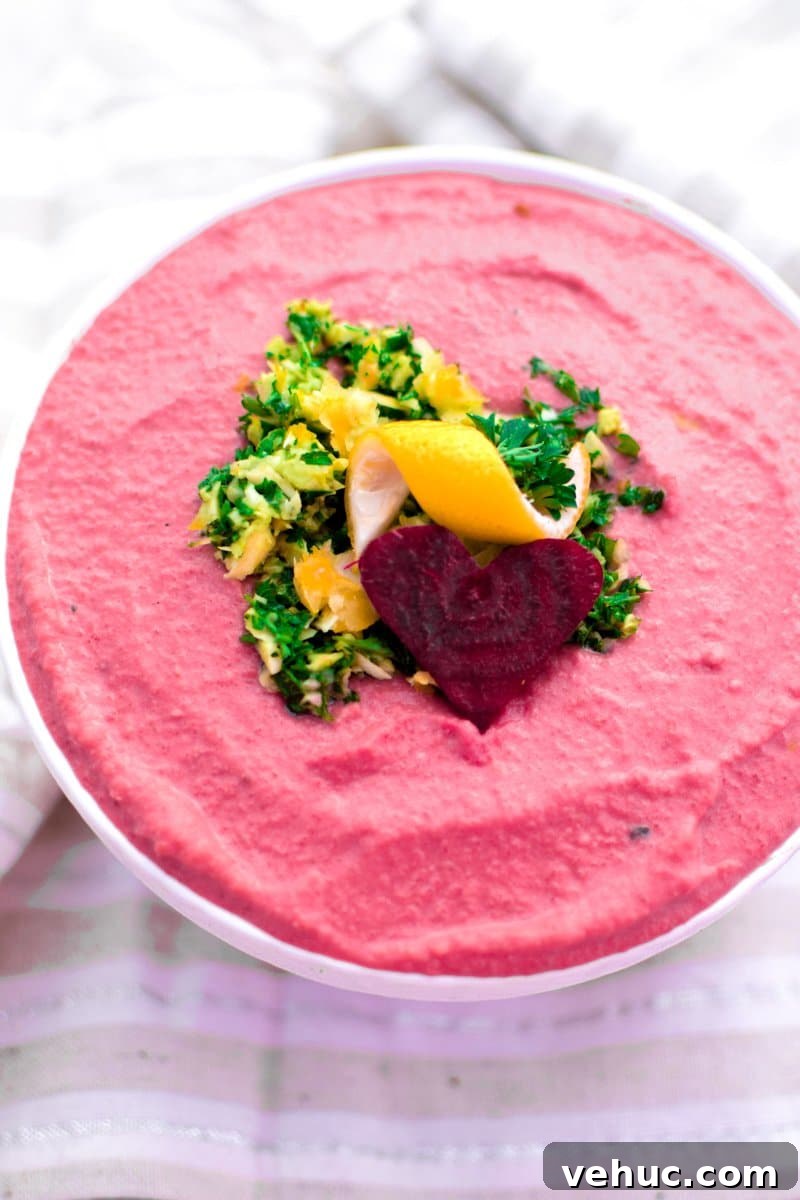 Beet Hummus Infused with Cannabis: A Flavorful Guide 6 Pink Gremolata Hummus by Emily Kyle Nutrition