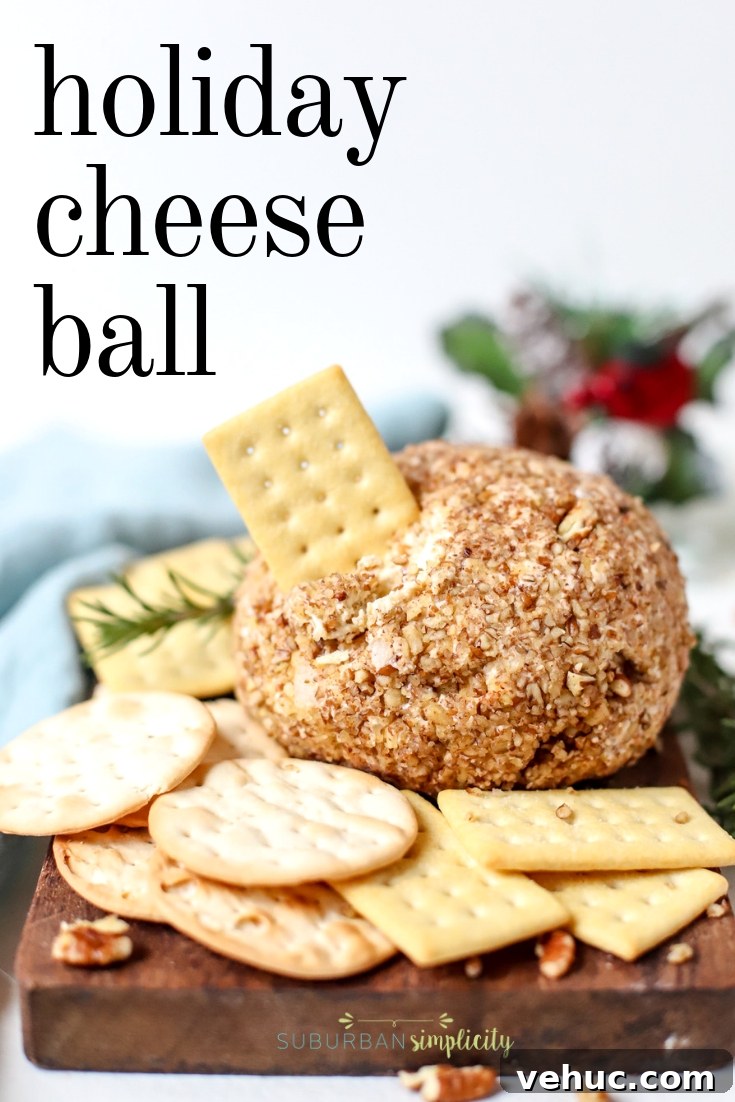 27 Festive Christmas Finger Food Appetizers for Holiday Parties 10 This Blue Cheese and Pecan Cheese Ball was made to party! Everyone loves this easy appetizer and its trio of cheeses!