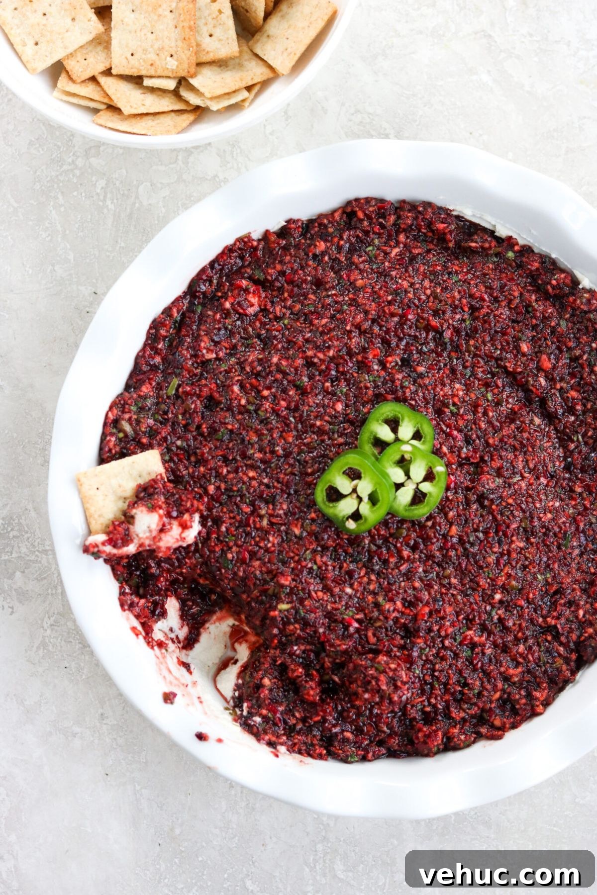 71 Festive Christmas Party Appetizers Your Guests Will Love 7 cranberry jalapeno dip