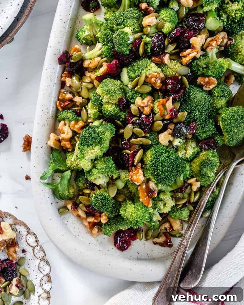 71 Festive Christmas Party Appetizers Your Guests Will Love 10 vegan broccoli salad