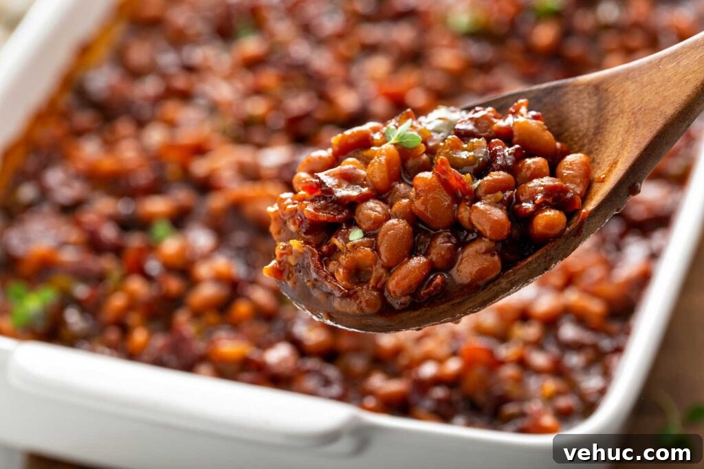 Classic Homemade Baked Beans Recipe for Flavorful Comfort Food 8 A spoonful of the best baked beans