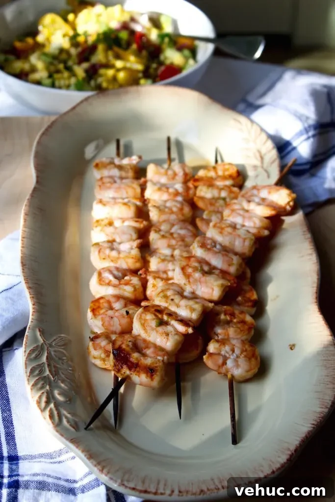 Grilled Shrimp Skewers