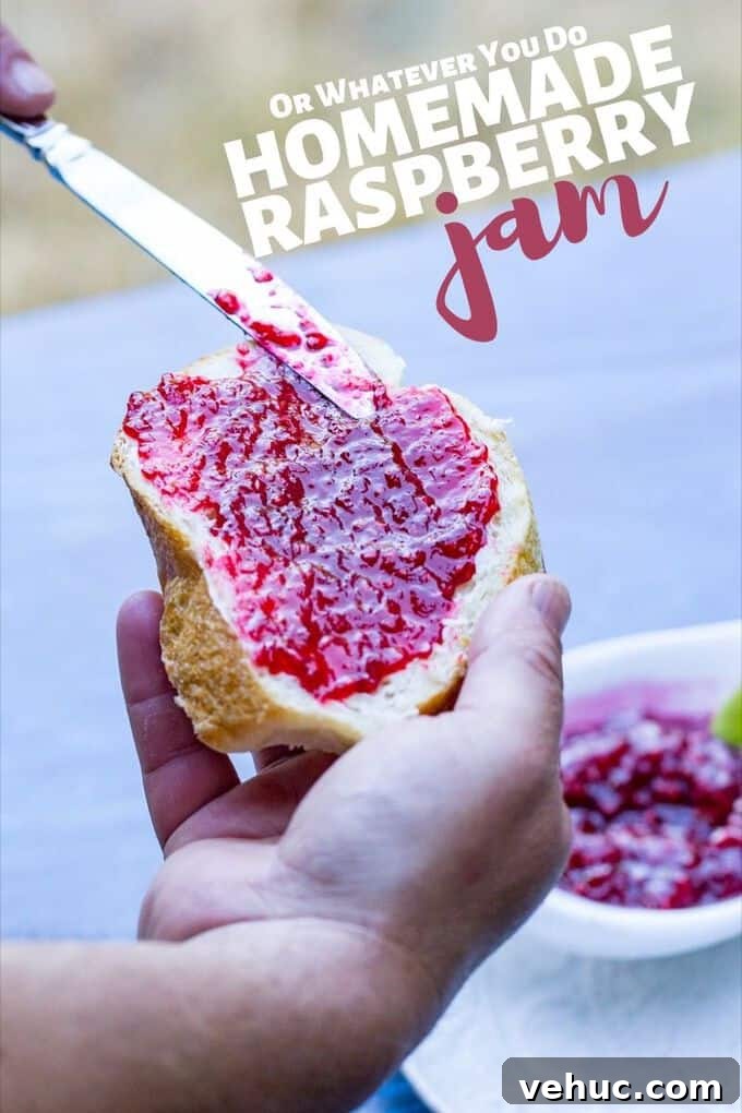 How to Make Homemade Raspberry Jam: Simple Step-by-Step Recipe 2 Homemade raspberry jam on toast