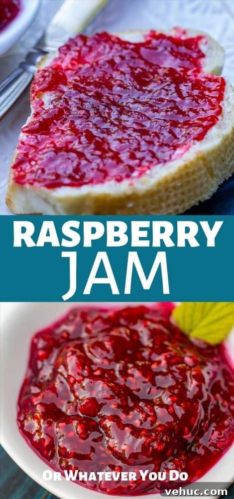 How to Make Homemade Raspberry Jam: Simple Step-by-Step Recipe 10 Jar of raspberry jam with spoon