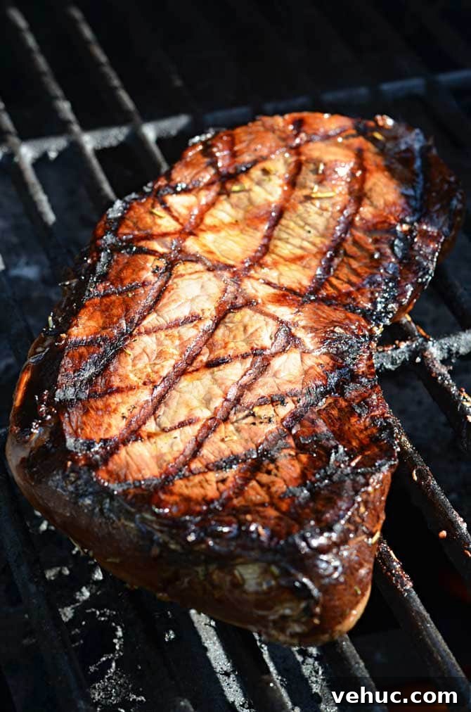 Grilled Balsamic Steak with Blue Cheese Butter Sauce 3 Grilled Balsamic Steak with Blue Cheese Butter! | hostthetoast.com