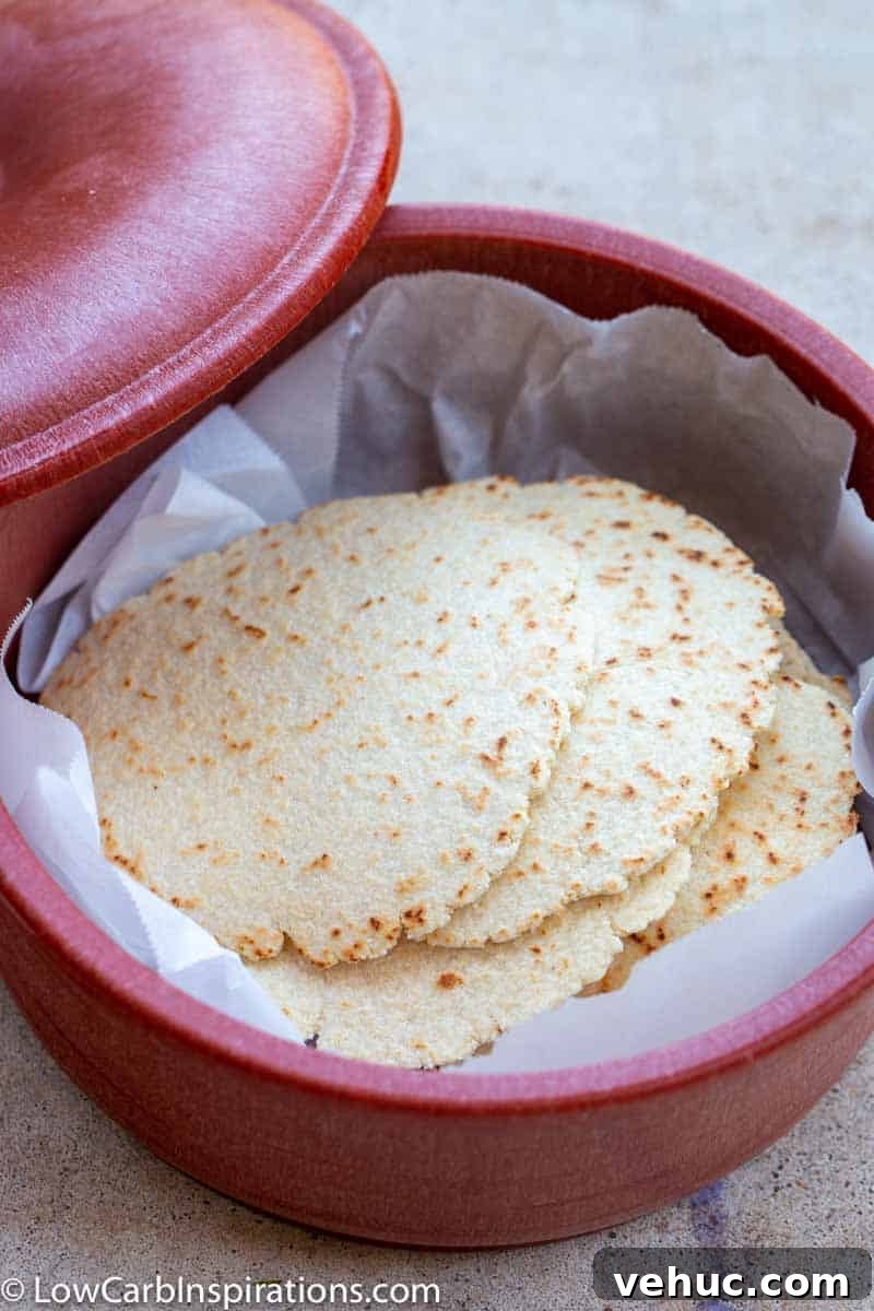 Low-Carb Flour Tortilla Substitute Recipe for Keto Wraps 5 Low Carb Tortilla Recipe (Flour Tortilla Substitute)