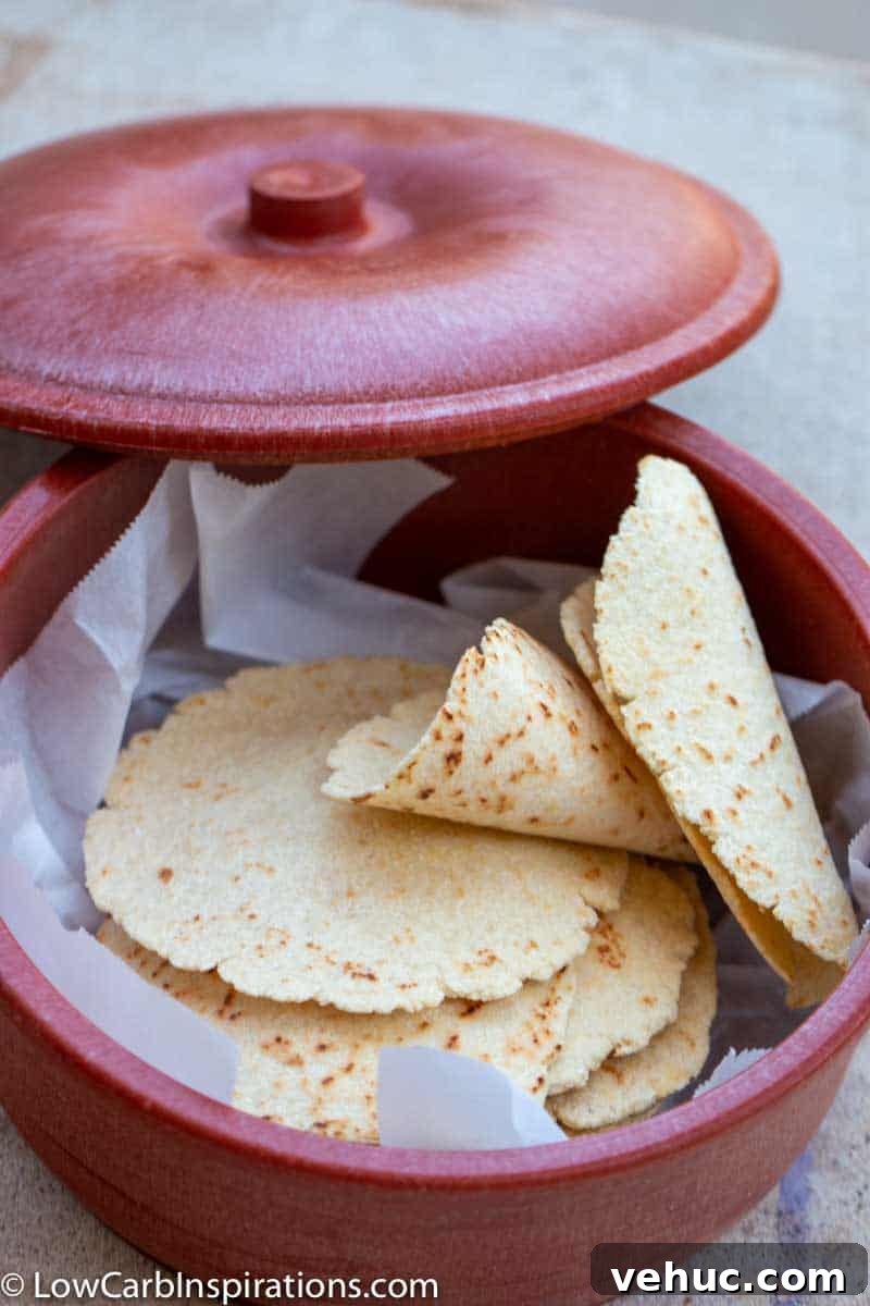 Low-Carb Flour Tortilla Substitute Recipe for Keto Wraps 6 Low Carb Tortilla Recipe (Flour Tortilla Substitute)