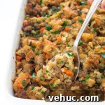 Savory Sausage and Herb Stuffing Recipe for Holiday Dinners 8 img 30247 15