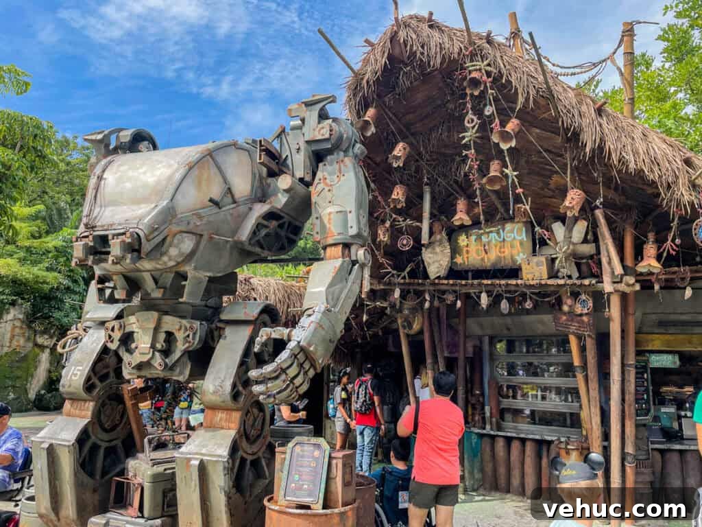 Top and Troubled Eats at Disney's Animal Kingdom: Restaurants Ranked 9 Pongu Pongu in Pandora at Disney's Animal Kingdom.