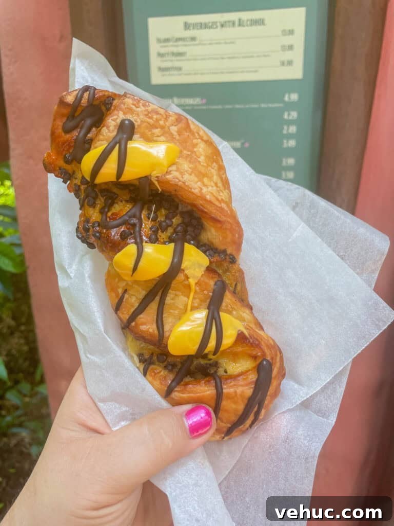 Top and Troubled Eats at Disney's Animal Kingdom: Restaurants Ranked 10 Tiger Tail chocolate twist from Isle of Java.