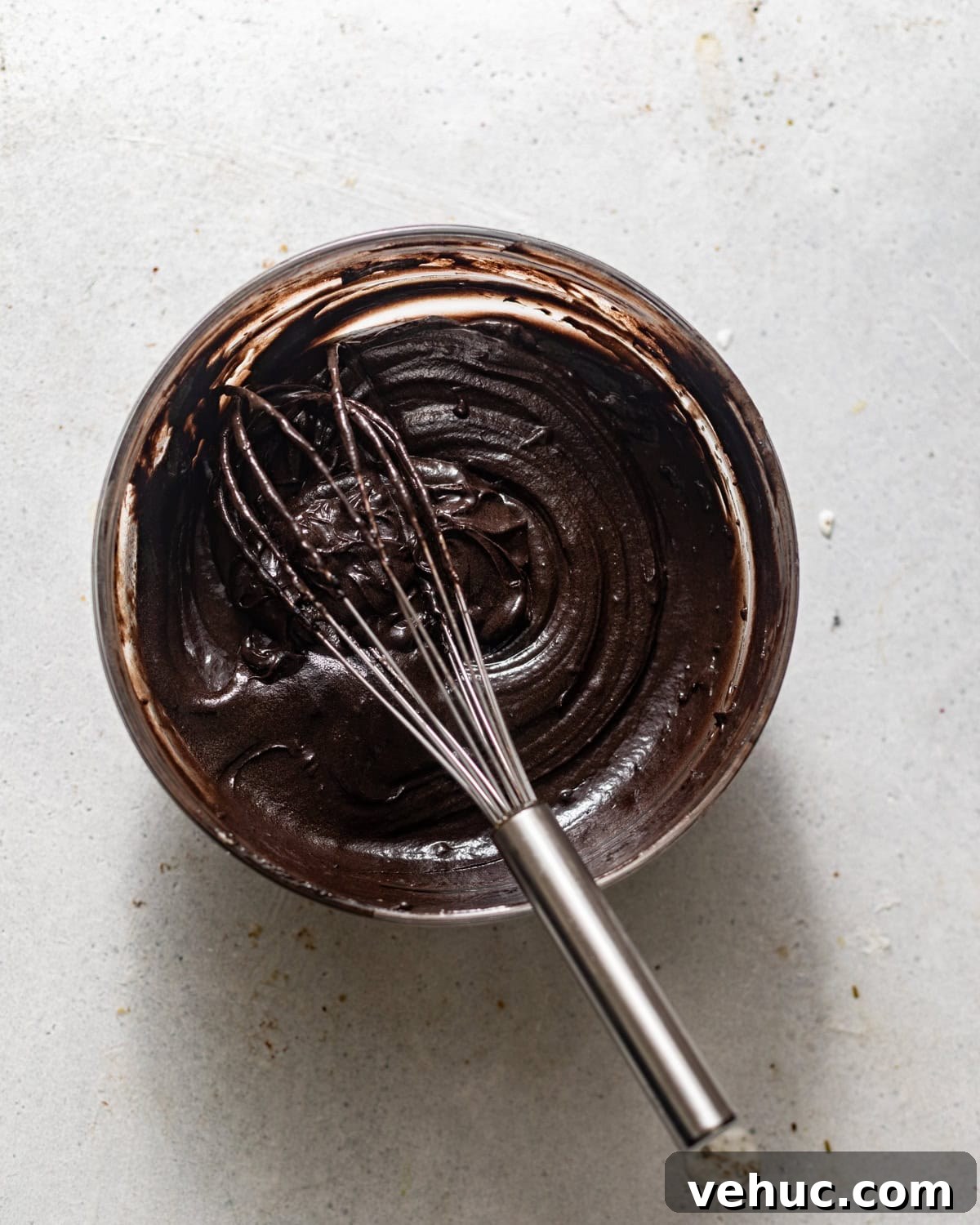 Decadent Oreo Pound Cake Recipe: Moist Cookies and Cream Loaf 6 small bowl of dark cocoa batter.