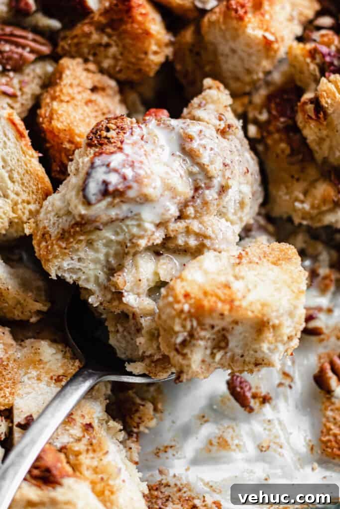 Pecan Bread Pudding with Creamy Vanilla Sauce 11 img 3328 10