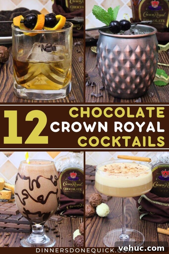 12 Irresistible Chocolate Crown Royal Cocktails to Try Tonight 17 chocolate crown royal recipes dinners done quick pinterest