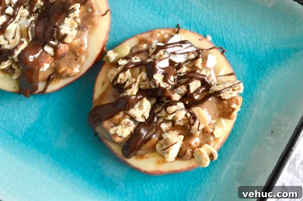 10 Delicious Gluten- and Dairy-Free Snack Recipes 7 chocolate peanut butter granola apple bites