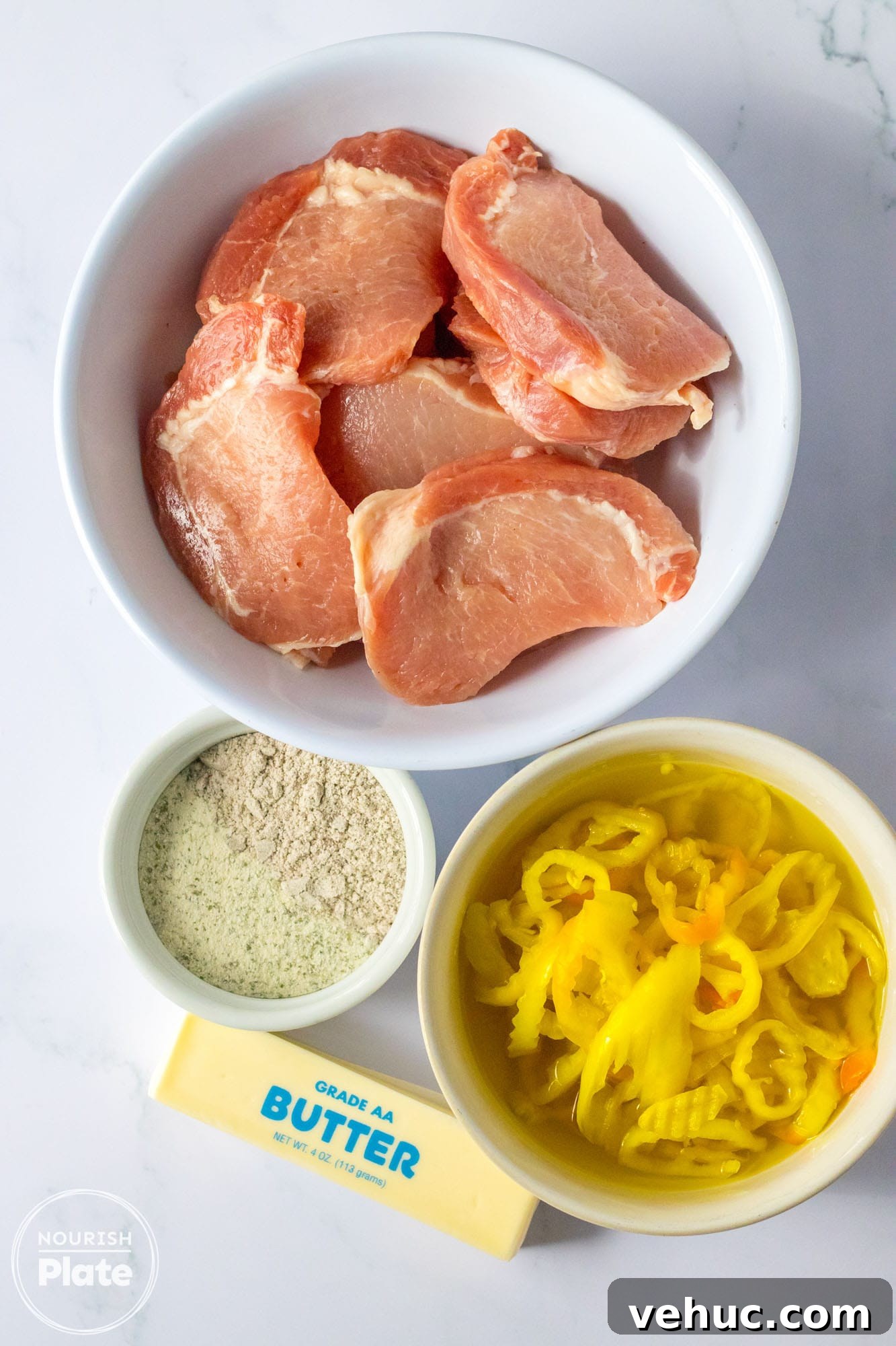 Mississippi-Style Slow Cooker Pork Chops You’ll Love 3 Ingredients needed to make slow cooker mississippi pork chops