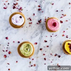 Colorful Vegan Cupcakes | www.sweetpotatosoul.com