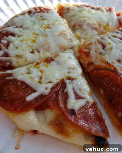 pizza on the grill