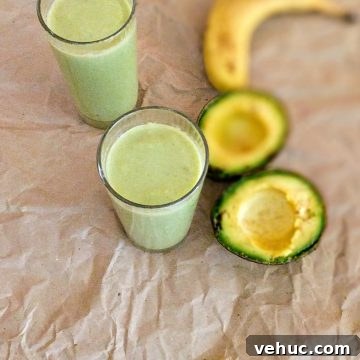 Creamy Avocado Banana Smoothie in 5 Minutes 2 avocado banana smoothie