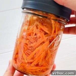 Maple Pickled Carrots