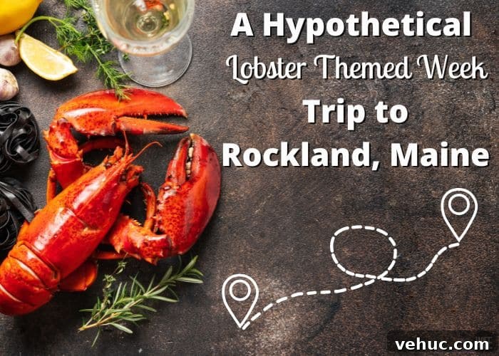 Lobster Week in Rockland, Maine: 7-Day Coastal Itinerary 2 We're planning and traveling to north for A Hypothetical Lobster Themed Week Trip to Rockland, Maine! Picking out places to stay, Lobster filled menu ideas for breakfast, lunch and dinner plus some fun Lobster adventures!