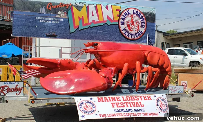 Lobster Week in Rockland, Maine: 7-Day Coastal Itinerary 3 Maine Lobster Festival Float