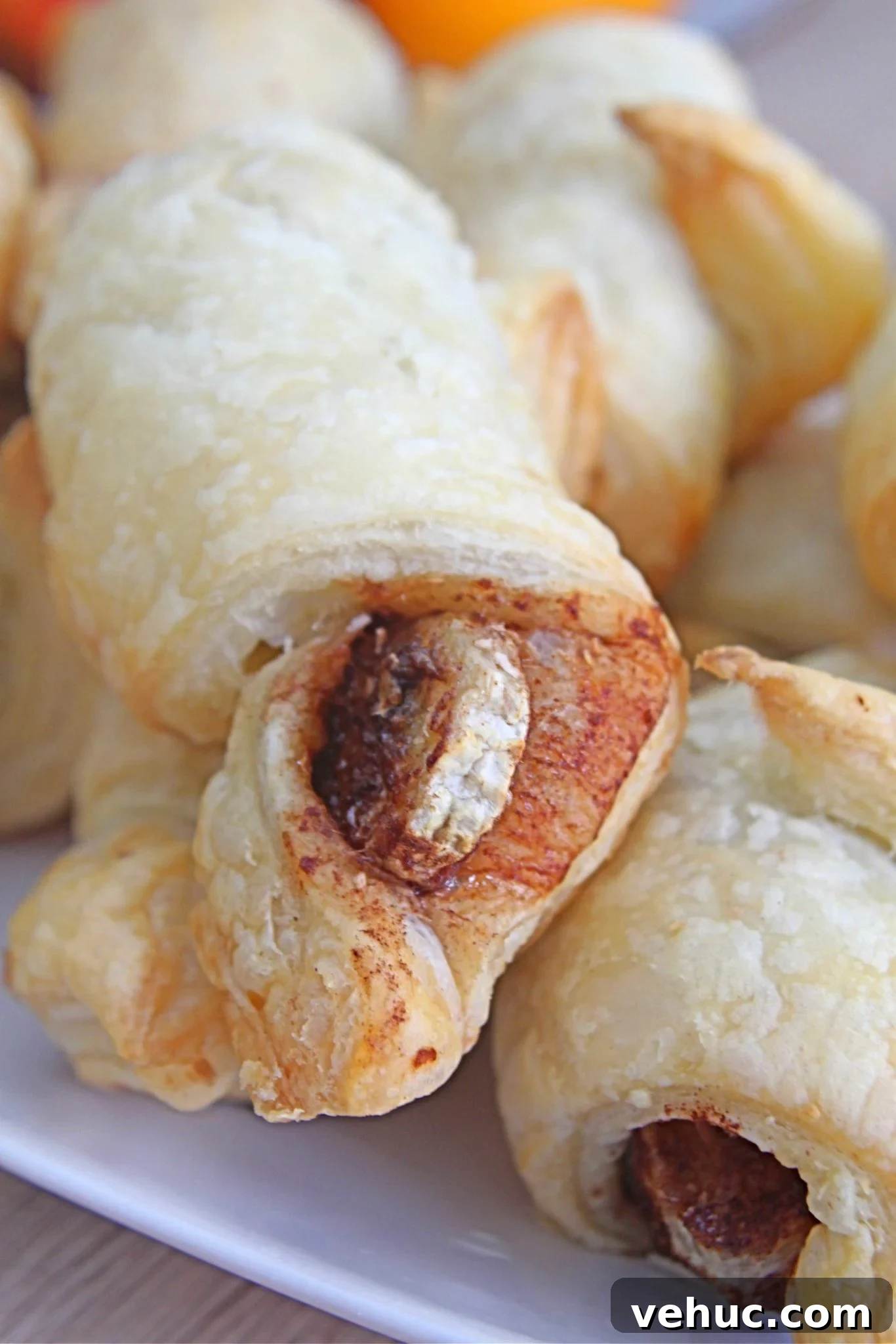 40+ 30-Minute Family Meals for Busy Weeknights 4 Breakfast croissant in puff pastry with banana cinnamon and coconut