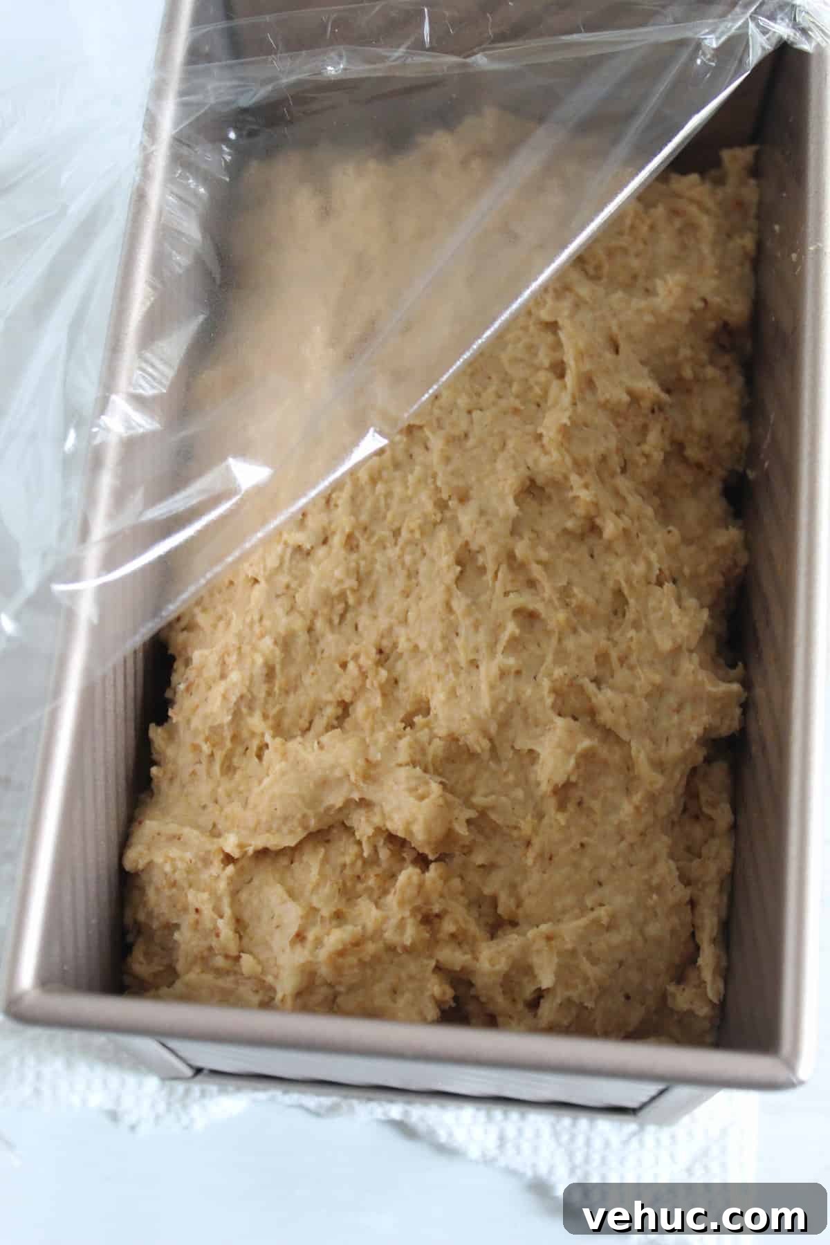 Gluten-Free Oat Bread Recipe with Vegan Option 13 bread after rising