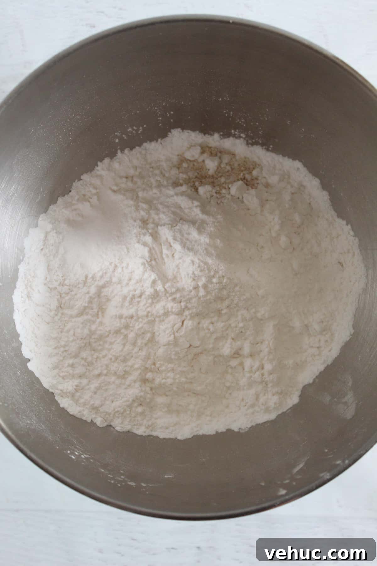Gluten-Free Oat Bread Recipe with Vegan Option 7 mixing flour ingredients