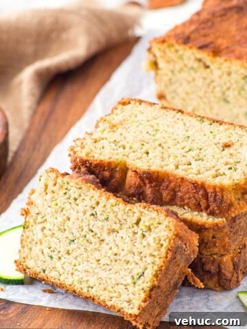 Almond flour zucchini bread