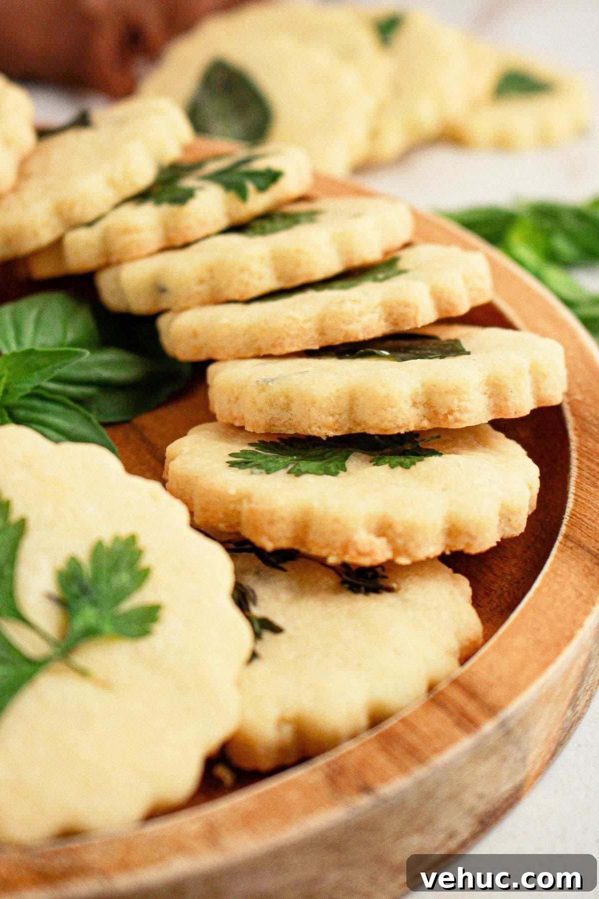 Savory Gluten-Free Parmesan Cookies Recipe 4 Ingredients and finished cookies