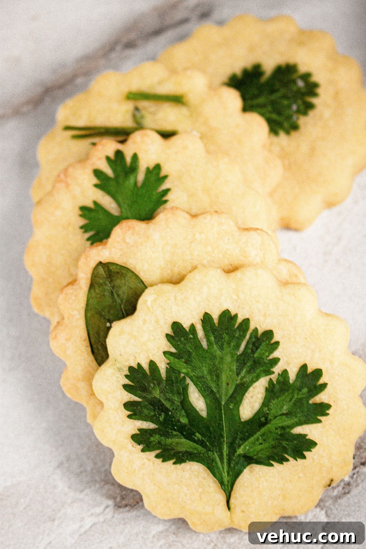 Savory Gluten-Free Parmesan Cookies Recipe 6 Herbs and cheese for cookies