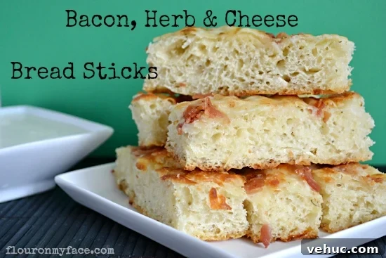 Game Day, Bacon, Herb & Cheese Bread homemade, scratch, baking, Fleischmanns, game day, Super Bowl Food