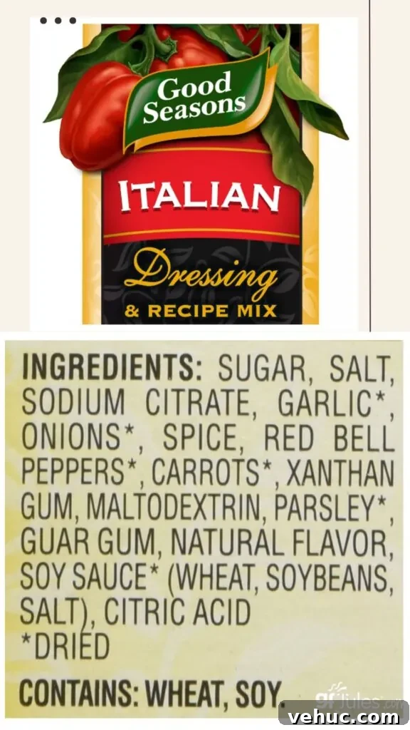 How to Tell If a Product Contains Gluten: Reading Ingredient Labels 2 Good Seasons Italian Dressing Contains Wheat