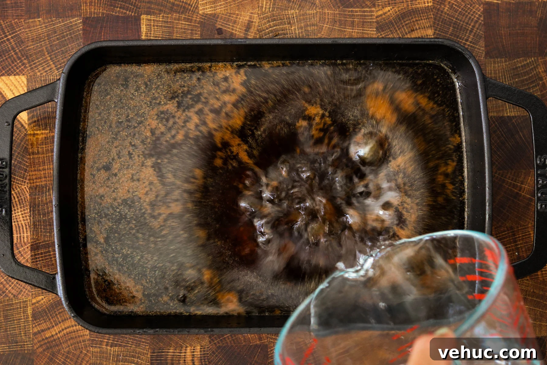 Crispy Baked Dumplings with Ramen: One-Pan Weeknight Dinner 4 Gochujang, soy sauce, garlic, sugar, sesame oil, and broth ready to whisk together in a baking dish.