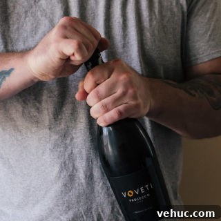 The holidays are the perfect time to hang out with your guy and enjoy a few prosecco cocktails.