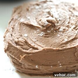 close up shot of Air Fryer Chocolate Cake