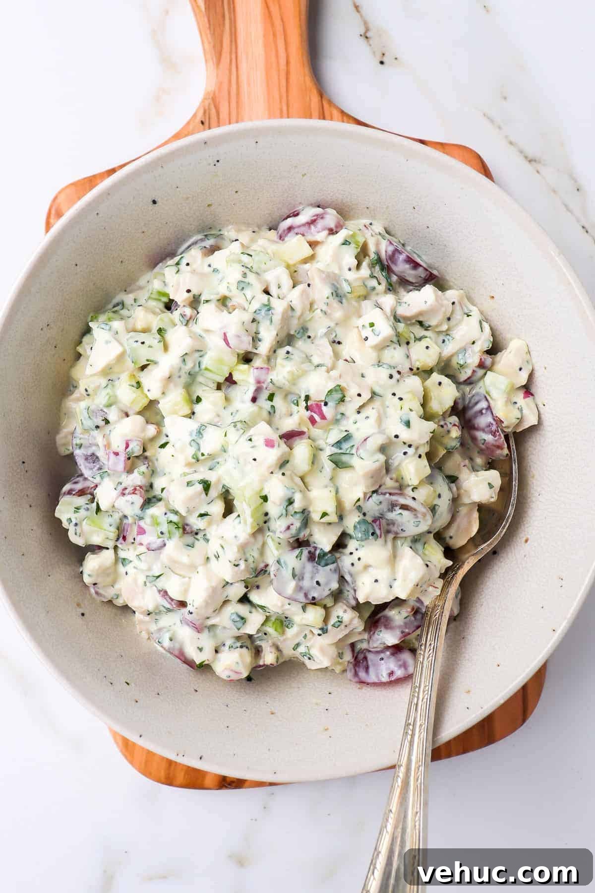 Salad served in a bowl.