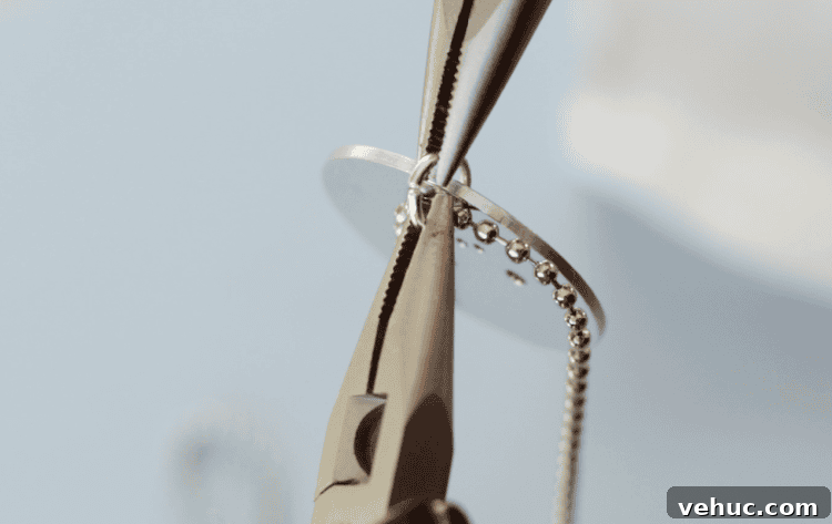 How to Make Stamped Constellation Necklaces (Video) 10 jump ring on chain necklace