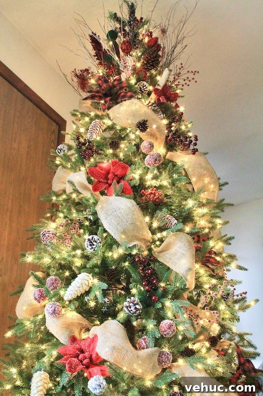 Rustic Woodland Christmas Tree Inspiration for Winter Decor 11 img 6040 10