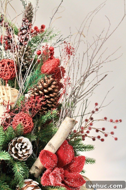 Rustic Woodland Christmas Tree Inspiration for Winter Decor 13 img 6040 12