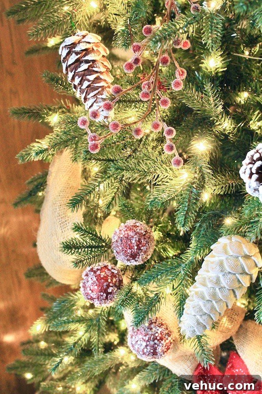Rustic Woodland Christmas Tree Inspiration for Winter Decor 14 img 6040 13