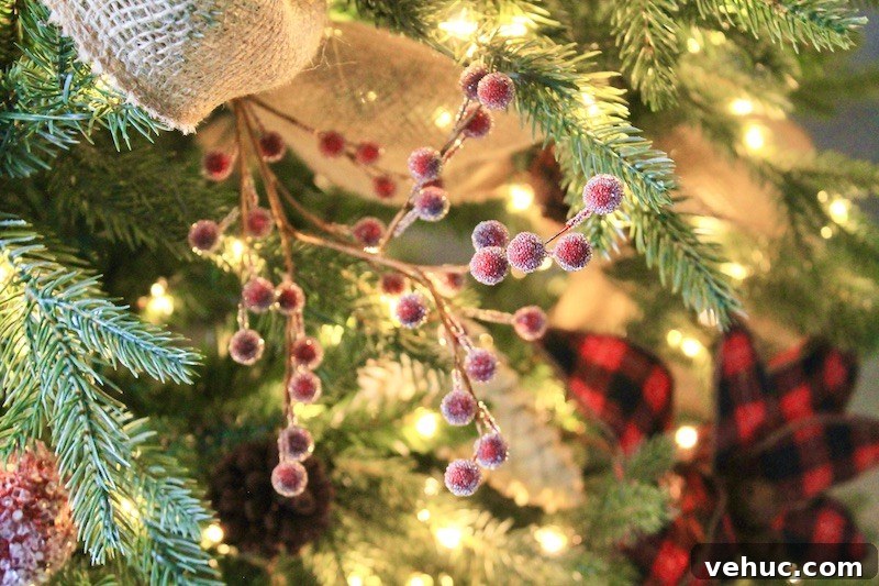 Rustic Woodland Christmas Tree Inspiration for Winter Decor 17 img 6040 16
