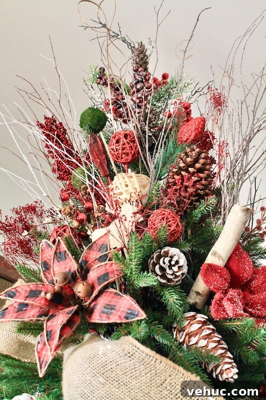 Rustic Woodland Christmas Tree Inspiration for Winter Decor 3 img 6040 2