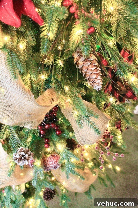 Rustic Woodland Christmas Tree Inspiration for Winter Decor 24 img 6040 23